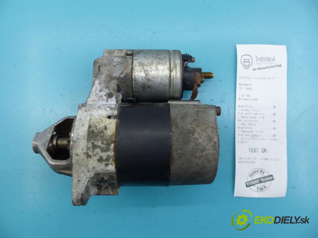 Mercedes B W245 2005-2011 1.7 116 HP automatic 85 kW 1699 cm3 5- štartér D7E38 (Štartéry)