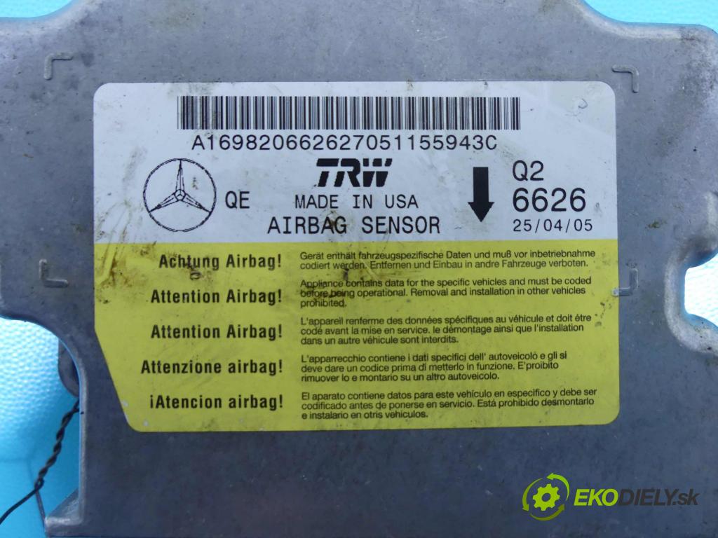 Mercedes B W245 2005-2011 1.7 116 HP automatic 85 kW 1699 cm3 5- modul riadiaca jednotka A1698206626270 (Ostatné)