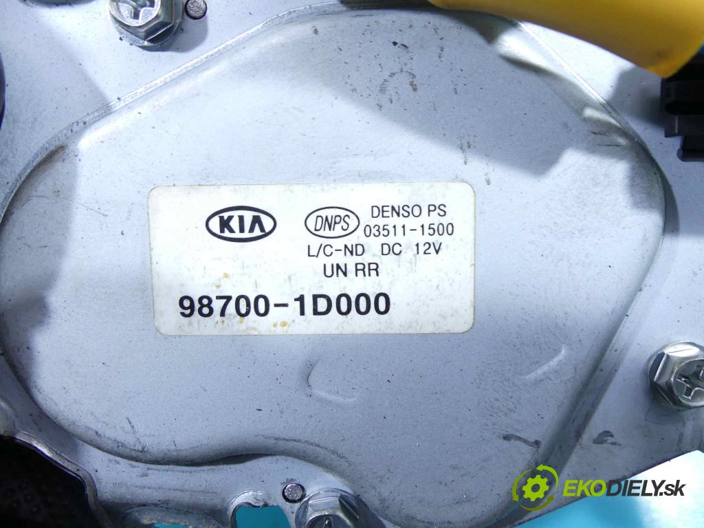 Kia Carens III  2006-2013 2.0 crdi 140 HP manual 103 kW 1991 cm3 5- motor stieračov zadné 98700-1D000