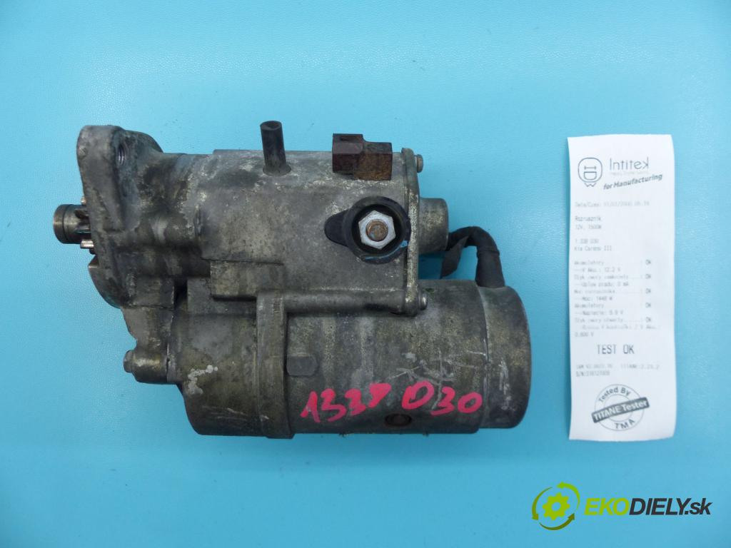 Kia Carens III  2006-2013 2.0 crdi 140 HP manual 103 kW 1991 cm3 5- štartér 36100-27010 (Štartéry)
