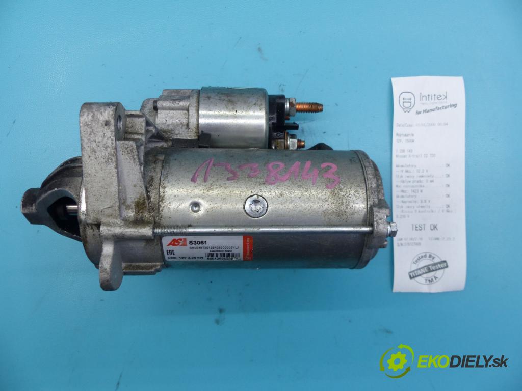 Nissan X-trail II T31 2008-2013 2.0 dci 150 HP manual 110 kW 1995 cm3 5- štartér  (Štartéry)