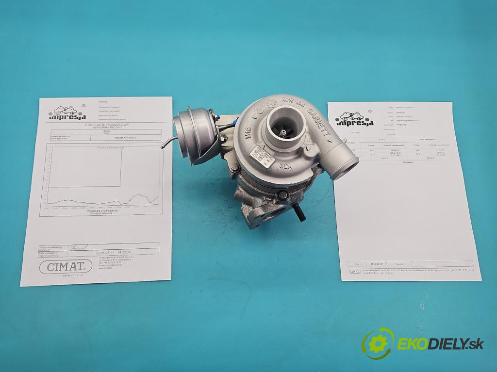 Kia Soul I 2008-2013 1.6 crdi 128 HP manual 94 kW 1582 cm3 5- turbodúchadlo, turbo repasovaná 775274-3