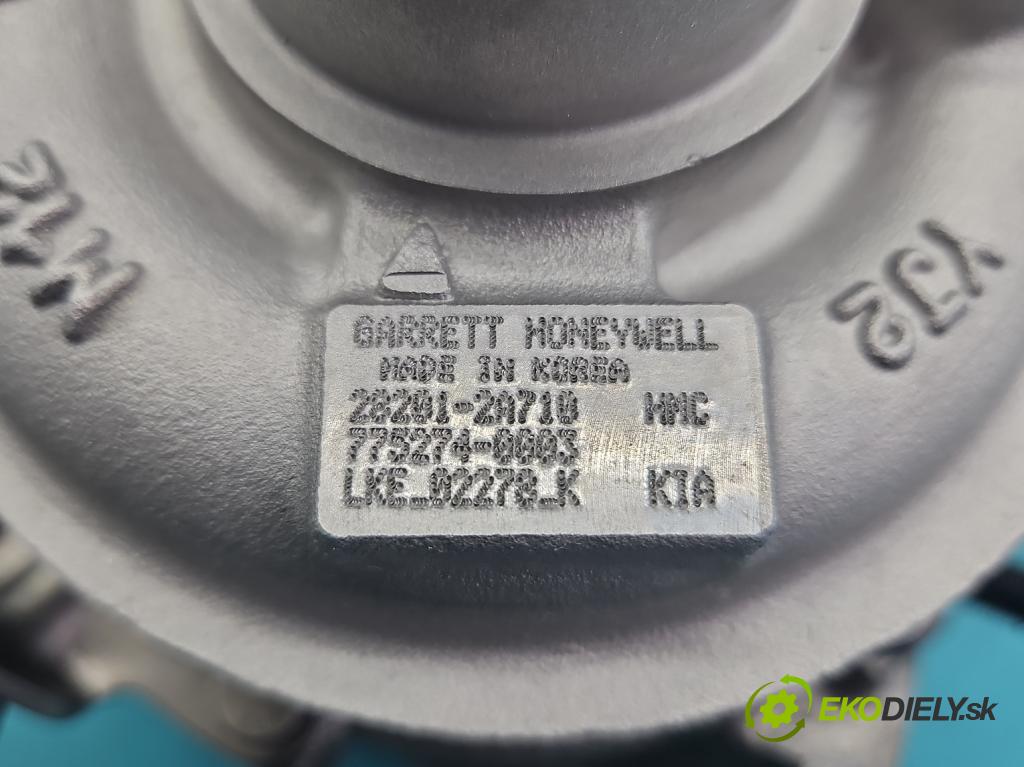 Kia Soul I 2008-2013 1.6 crdi 128 hp manual 94 kW 1582 cm3 5- Turbodmychadlo repasováno 775274-3