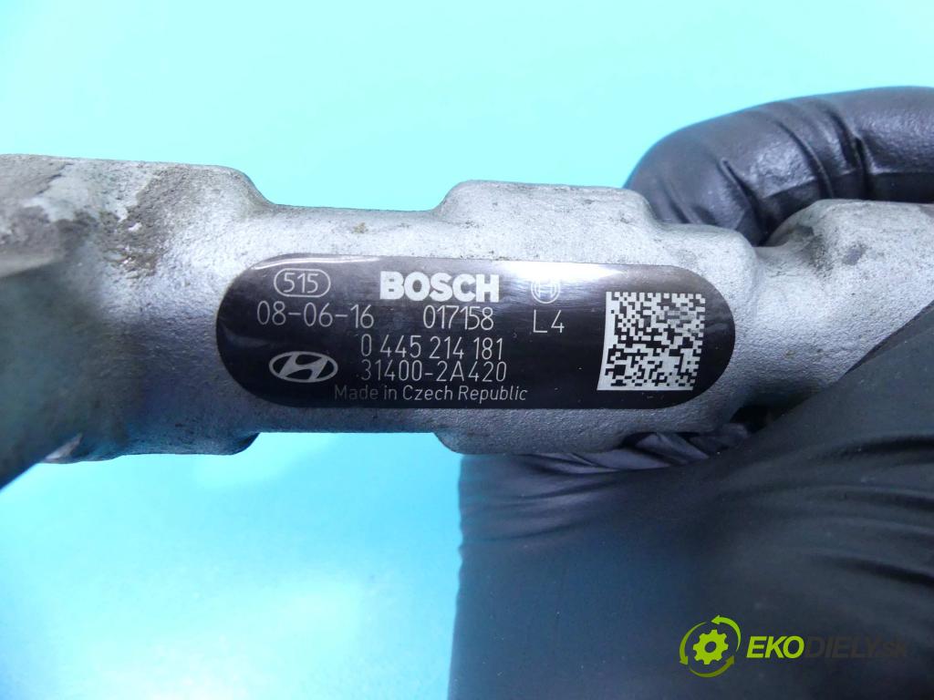 Kia Soul I 2008-2013 1.6 crdi 128 HP manual 94 kW 1582 cm3 5- lišta vstrekovacia 0445214181 (Vstrekovacie lišty)