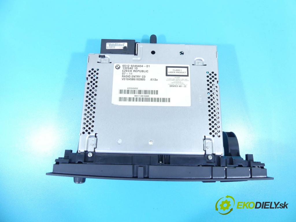 Bmw 3 E90 2005-2013 2.0 143 HP manual 105 kW 1999 cm3 4- Radio originál 9249404-01