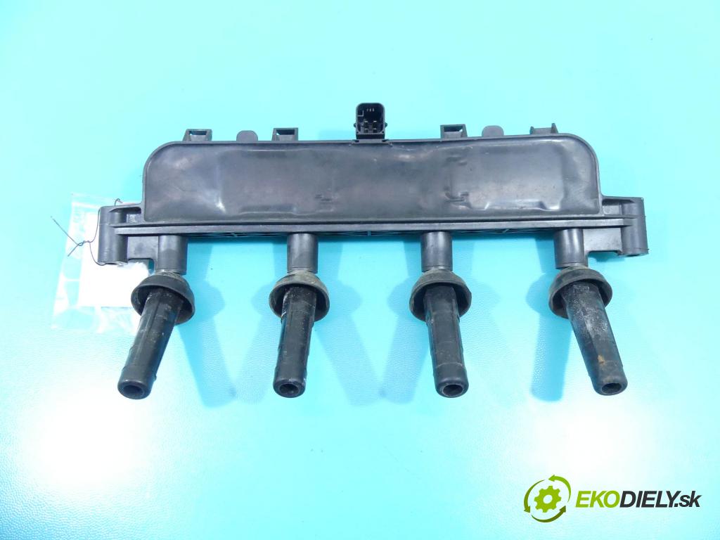 Peugeot 206 1.4 75 HP manual 55 kW 1360 cm3 5- cievka zapaľovacia 0986221034 (Zapaľovacie cievky, moduly)