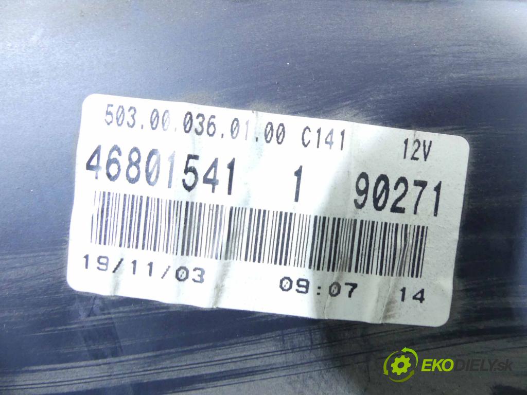 Fiat Panda II 2003-2012 1.1 54 HP manual 40 kW 1108 cm3 5- prístrojovka/ budíky 46801541 (Prístrojové dosky, displeje)