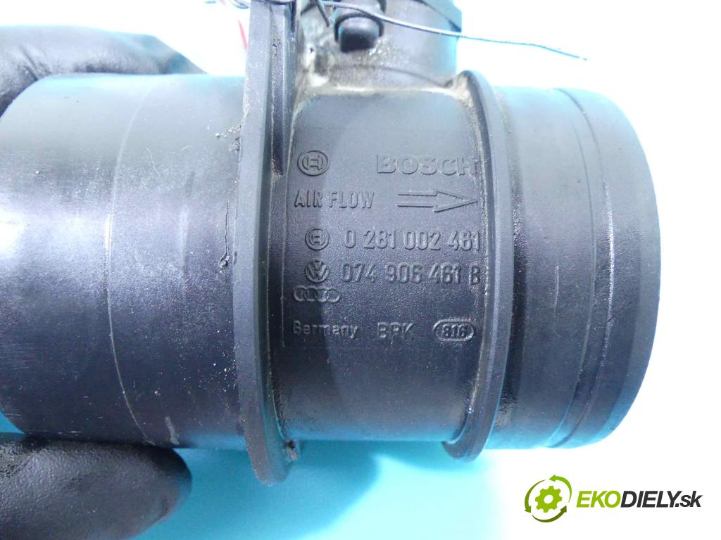 Vw Passat B5 1995-2005 1.9 tdi 131 HP manual 96 kW 1896 cm3 5- průtokoměr: 0281002461 (Váhy vzduchu)