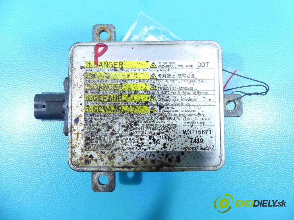 Mazda 5  2005-2010 2.0 citd 143 HP manual 105 kW 1998 cm3 5- střídač: xenon W3T156717419 (Riadiace jednotky xenónu)