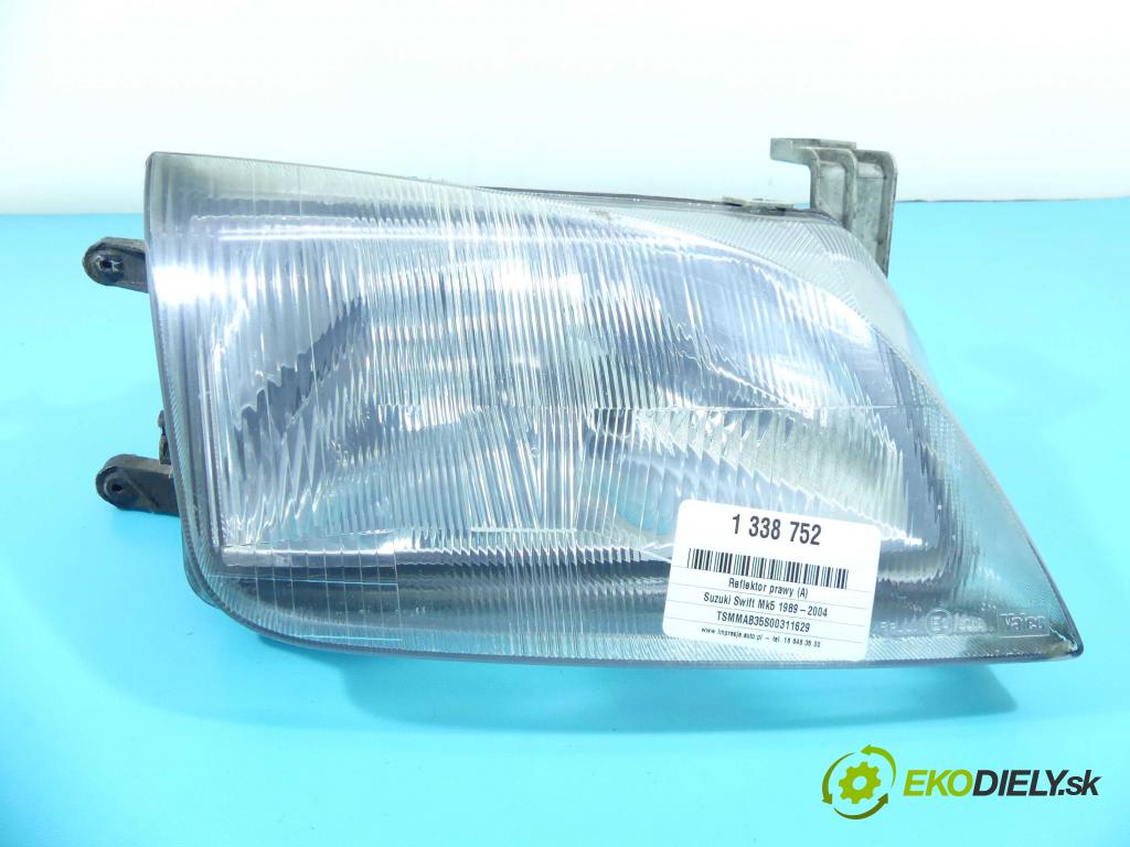 Suzuki Swift Mk5 1989-2004 1.3 68 HP manual 50 kW 1298 cm3 5- Reflektor: pravý  (Pravé)