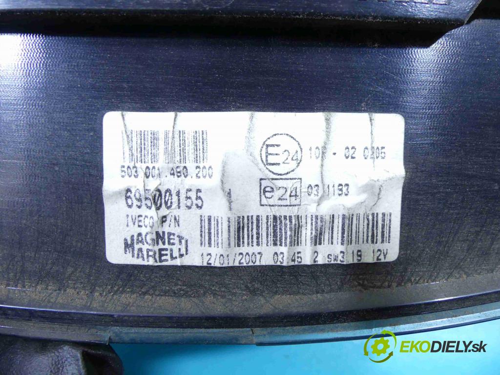 Iveco Daily IV 2006-2011 3.0 HPT: 177 HP manual 130 kW 2998 cm3 5- prístrojovka/ budíky 69500155 (Prístrojové dosky, displeje)