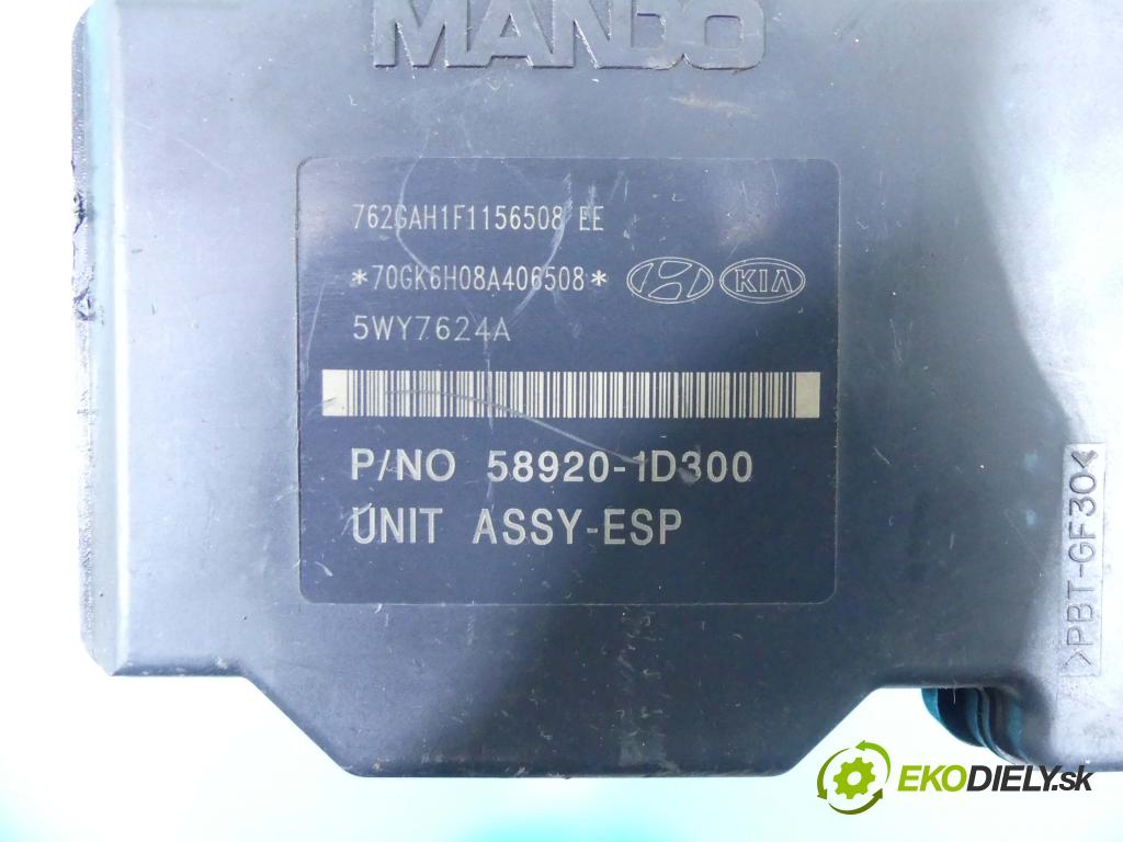 Kia Carens III  2006-2013 2.0 crdi 140 HP manual 103 kW 1991 cm3 5- čerpadlo abs 58920-1D300 (Pumpy ABS)