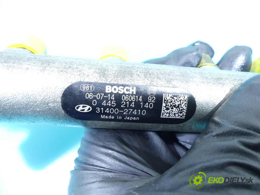 Kia Carens III  2006-2013 2.0 crdi 140 HP manual 103 kW 1991 cm3 5- lišta vstrekovacia 0445214140 (Vstrekovacie lišty)