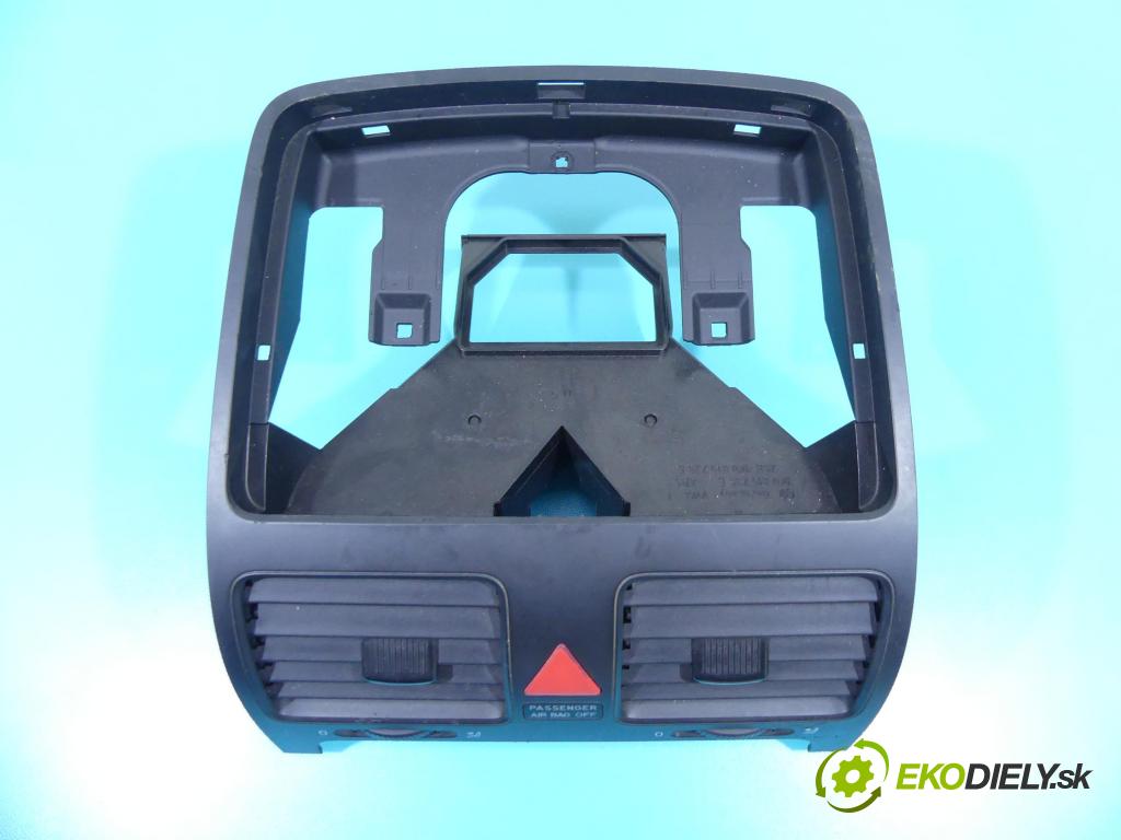 Vw Golf V 2003-2009 1.6 SR 102 HP manual 75 kW 1595 cm3 5- Mřížka: kúrenia stredová 1K0815735B (Mriežky kúrenia (fukáre))