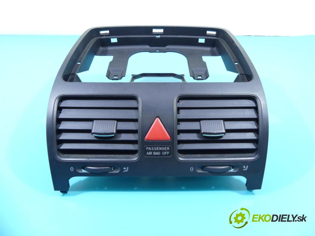 Vw Golf V 2003-2009 1.6 SR 102 HP manual 75 kW 1595 cm3 5- Mřížka: kúrenia stredová 1K0815735B (Mriežky kúrenia (fukáre))