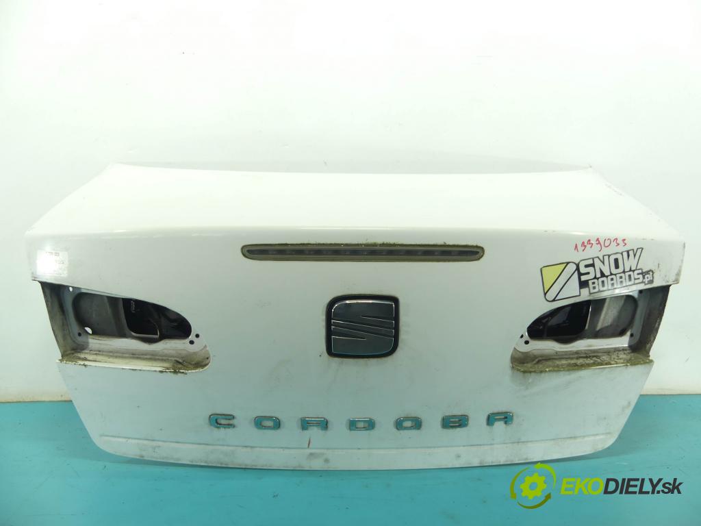 Seat Cordoba II 6L 2002-2008 1.4 tdi 69KM manual 51 kW 1422 cm3 4- zadní kufrové dveře  (Zadní kapoty)