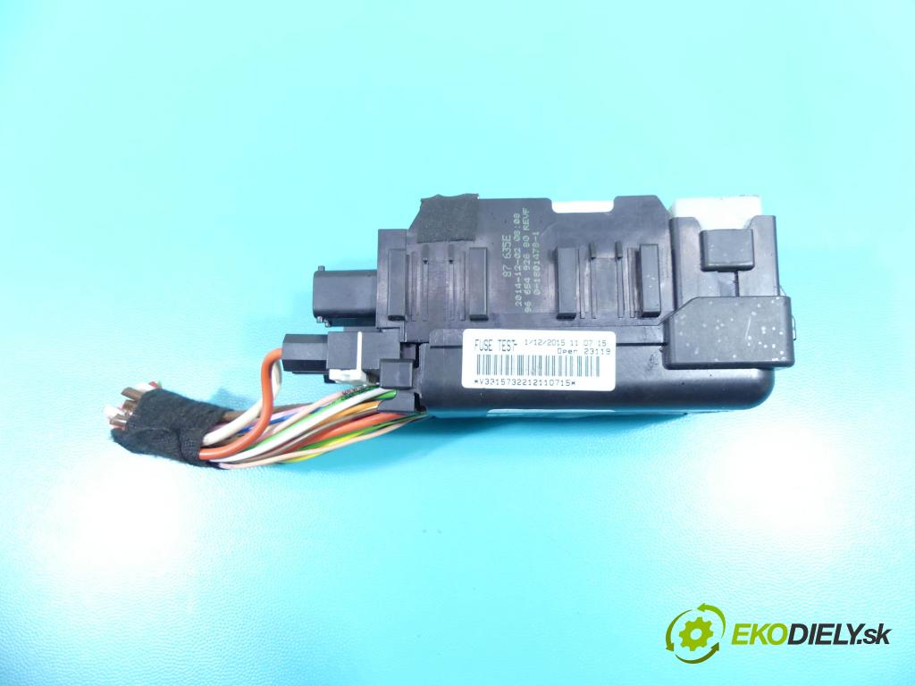 Citroen C4 Grand Picasso II 2013-2022 1.6 THP 156 hp manual 115 kW 1598 cm3 5- skříňka pojistková 9665492680 (Pojistkové skříňky)