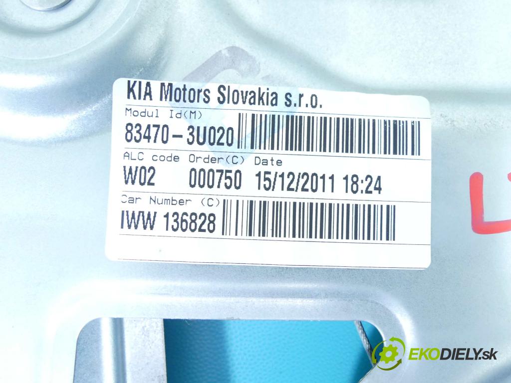 Kia Sportage III 2010-2015 2.0 crdi 136 HP automatic 100 kW 1995 cm3 5- mechanizmus okna zadné ľavý 83470-3U020