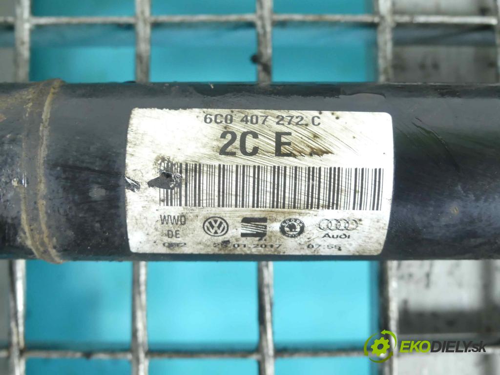 Skoda Fabia III 2014- 1.4 tdi 105 HP manual 77 kW 1422 cm3 5- poloos pravé 6C0407272C (Poloosy)