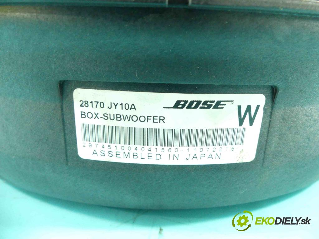 Renault Koleos I 2008-2016 2.0 dci 150 HP manual 110 kW 1995 cm3 5- Subwoofer: 28170JY10A (Audio zariadenia)