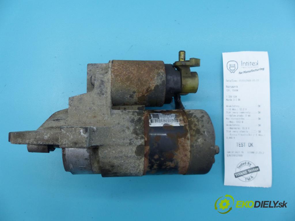 Mazda 3 I BK 2003-2009 2.0 16V 150 HP manual 110 kW 2000 cm3 4- štartér M000T90981 (Štartéry)