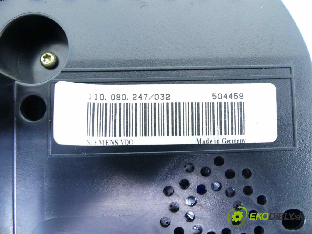Vw Golf V 2003-2009 1.4 FSI 90 HP manual 66 kW 1390 cm3 3- prístrojovka/ budíky 1K0920861 (Prístrojové dosky, displeje)