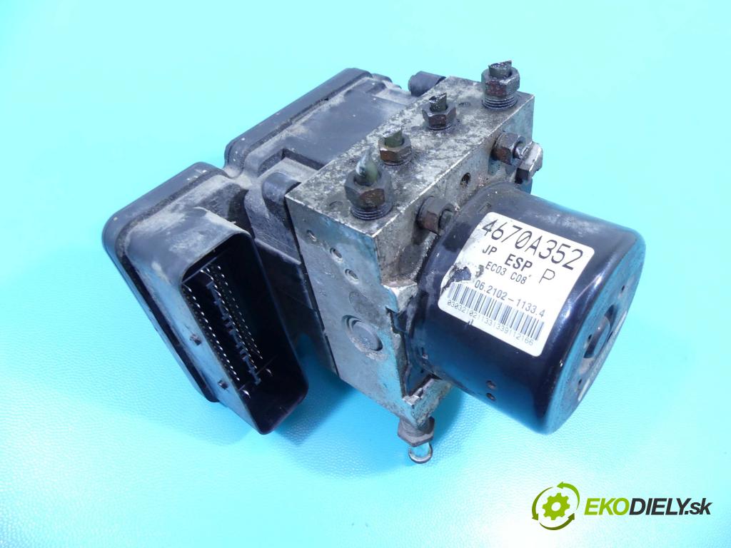 Mitsubishi Lancer VIII 2007-2016 1.8 16V 143 HP manual 105 kW 1798 cm3 4- čerpadlo abs 062109-52233 (Pumpy ABS)
