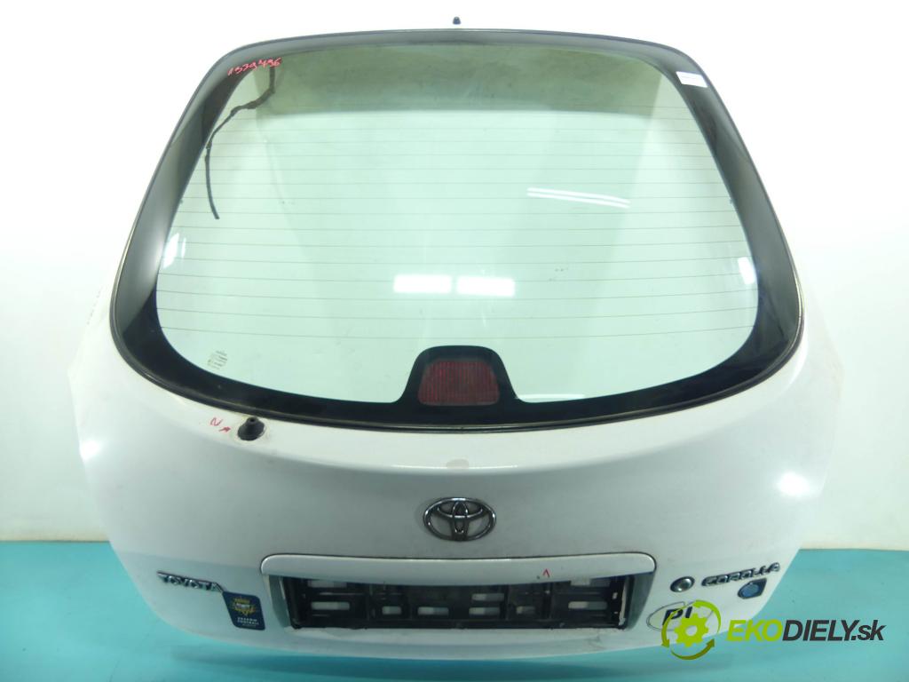 Toyota Corolla E11 1997-2002 1.4 vvti 97KM manual 71 kW 1398 cm3 5- zadní kufrové dveře  (Zadní kapoty)