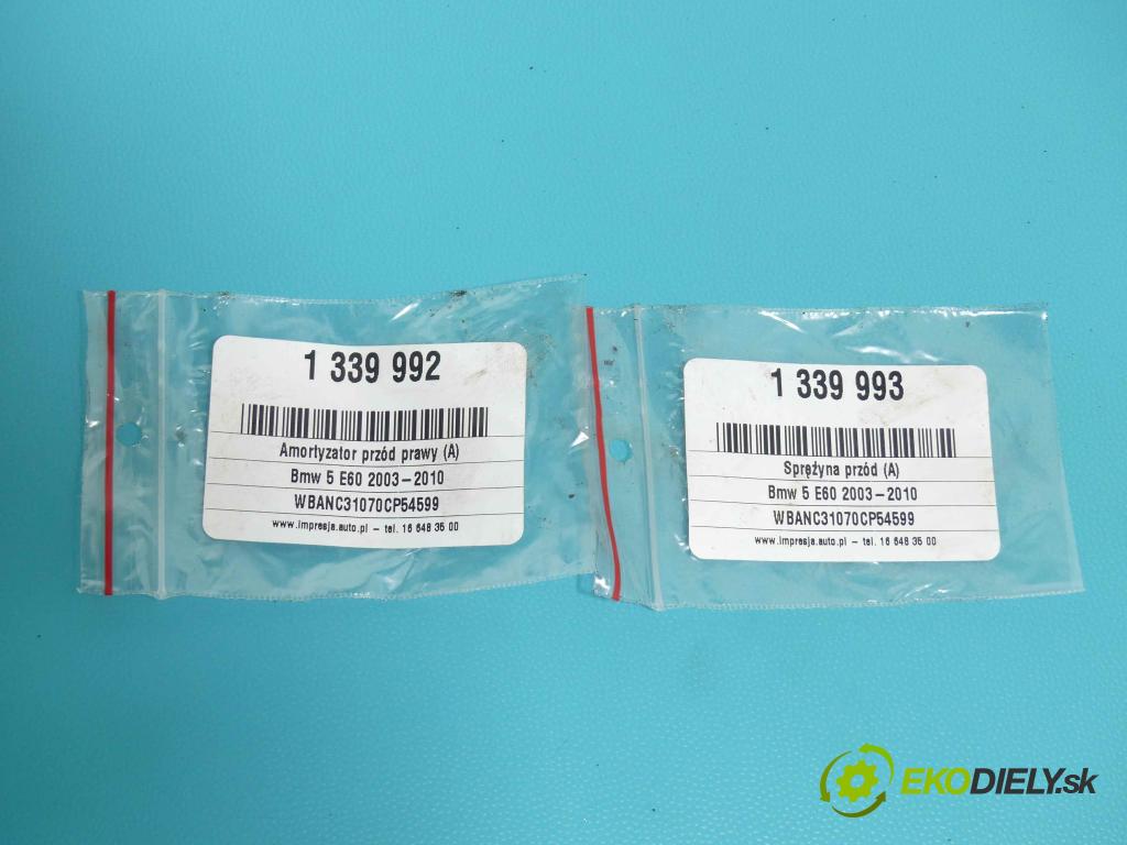 Bmw 5 E60 2003-2010 2.0d 150 HP manual 110 kW 1995 cm3 4- tlmič predné pravý 31316764458 (Ostatné)