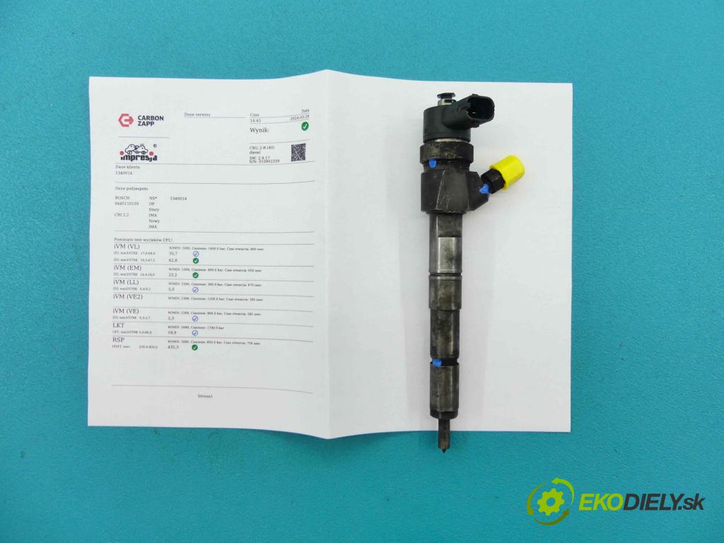 Opel Astra III 2004-2014 1.9 cdti 120 HP manual 88 kW 1910 cm3 5- vstrek 0445110159 (Vstrekovače)