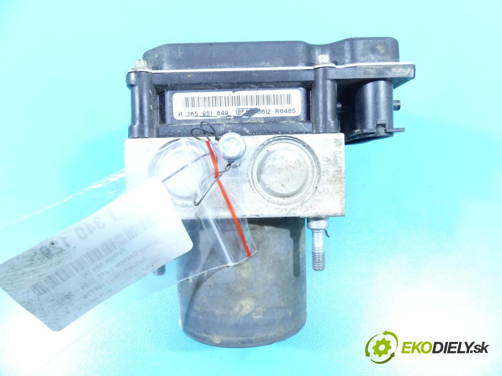 Nissan Qashqai I J10 2006-2013 1.6 dci 131 HP manual 96 kW 1598 cm3 5- čerpadlo abs 0265252020 (Pumpy ABS)