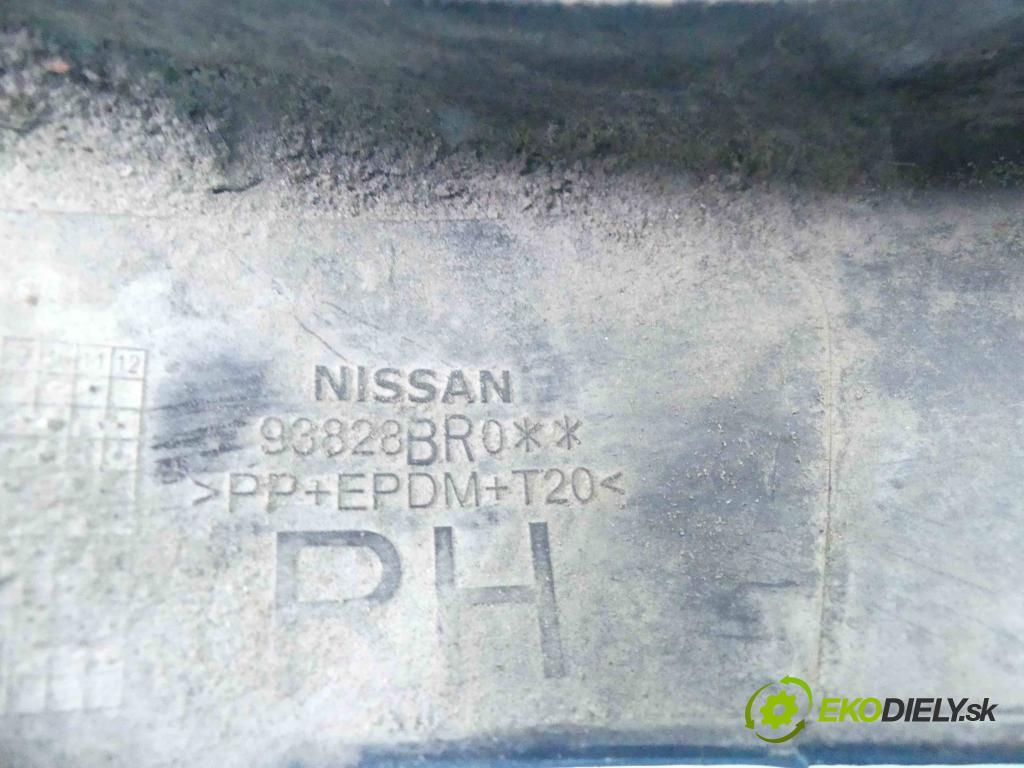 Nissan Qashqai I J10 2006-2013 1.6 dci 131 HP manual 96 kW 1598 cm3 5- lišta blatník zadné ľavé 93828BR0