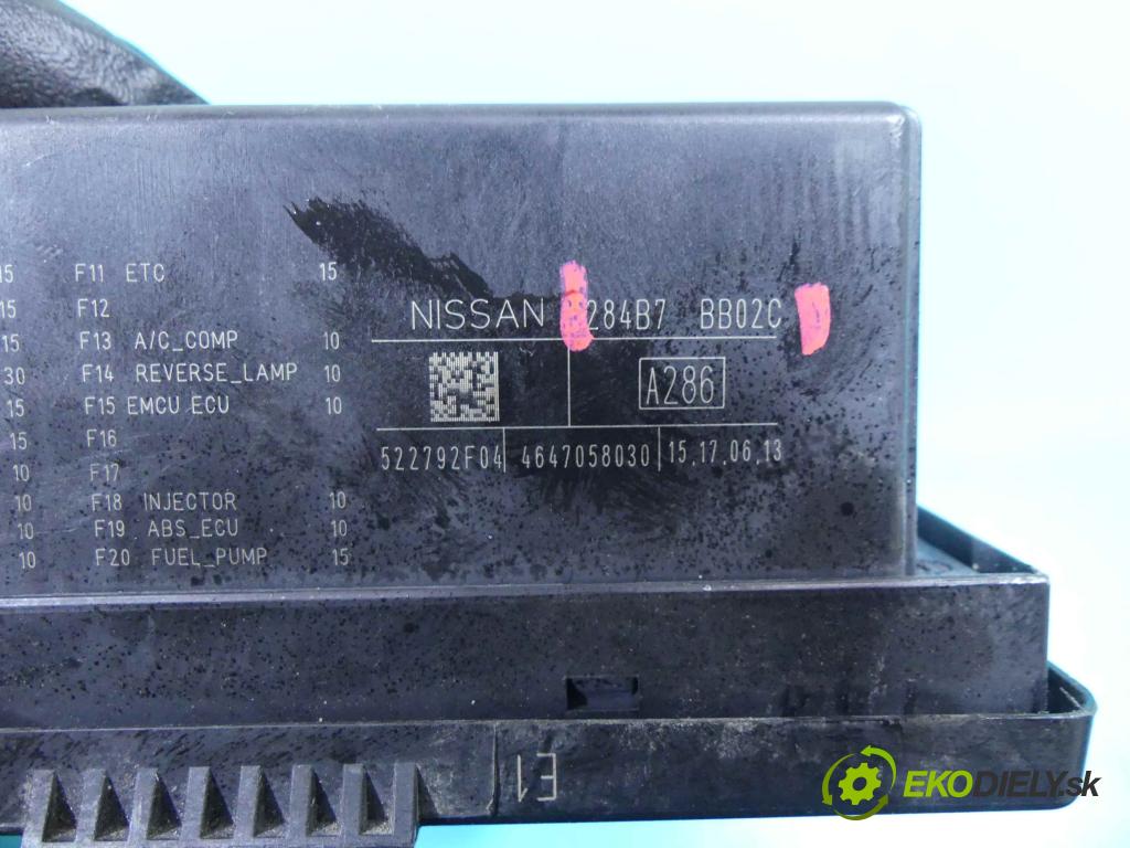 Nissan Qashqai I J10 2006-2013 1.6 dci 131 HP manual 96 kW 1598 cm3 5- modul riadiaca jednotka 284B7-BB02C (Ostatné)