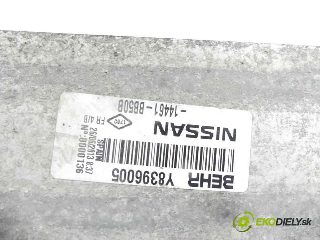 Nissan Qashqai I J10 2006-2013 1.6 dci 131 hp manual 96 kW 1598 cm3 5- Intercooler Y8396005 (Chladiče nasávaného vzduchu (intercoolery))