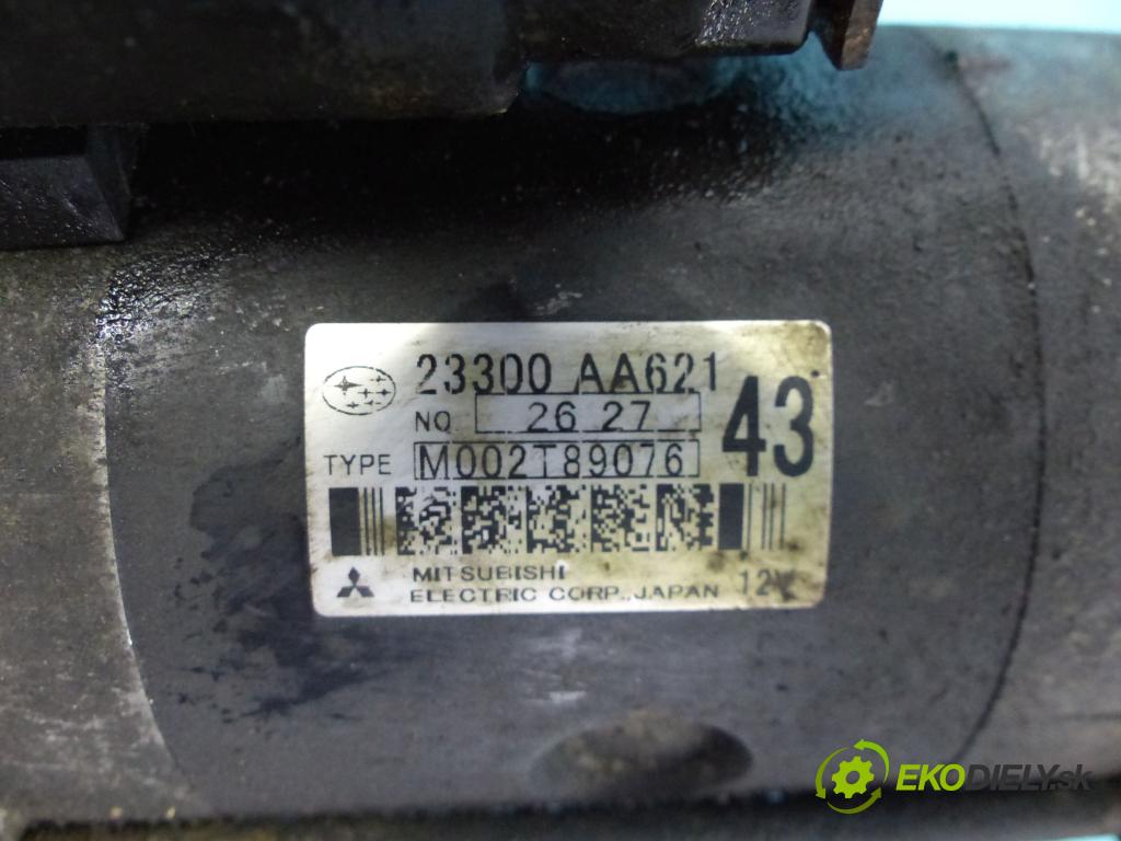 Subaru Legacy V 2009-2014 2.0d 150 HP manual 110 kW 1998 cm3 5- štartér 23300AA621 (Štartéry)