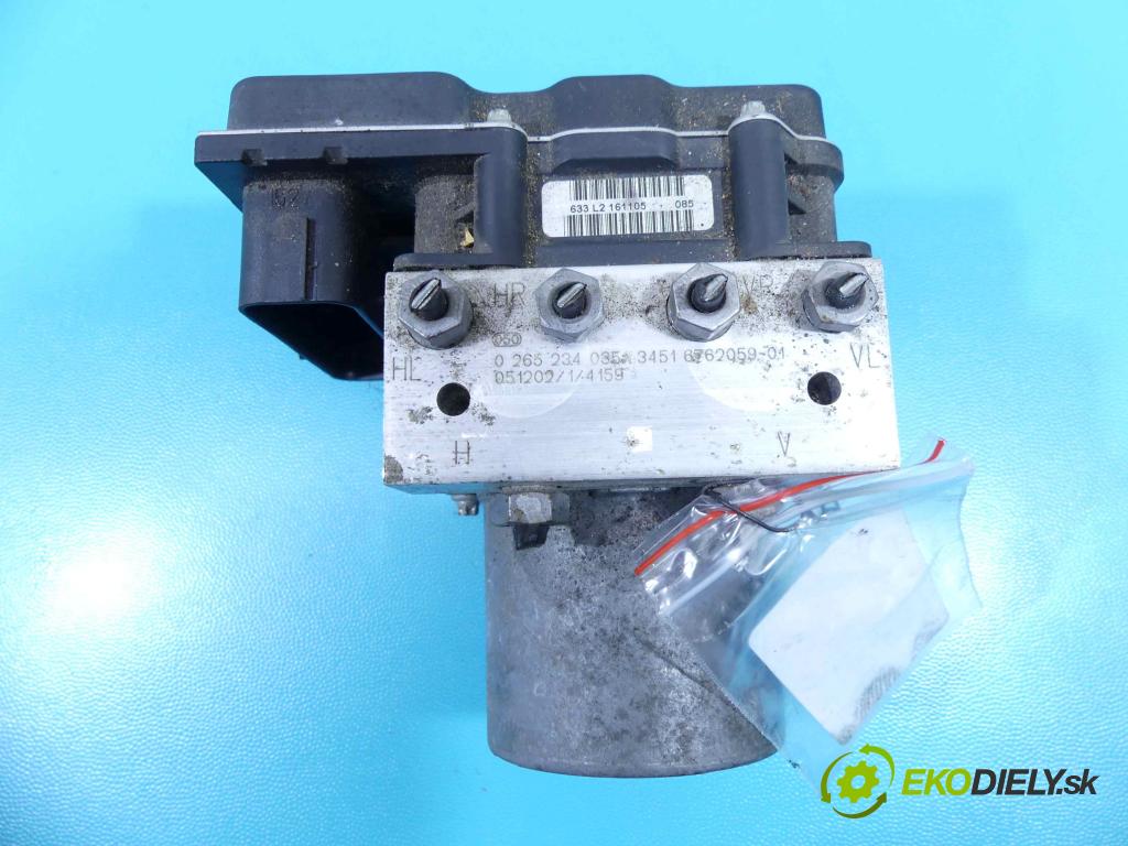 Bmw X3 E83 2003-2010 2.0d (M47): 150 HP manual 110 kW 1995 cm3 5- čerpadlo abs 0265950318 (Pumpy ABS)