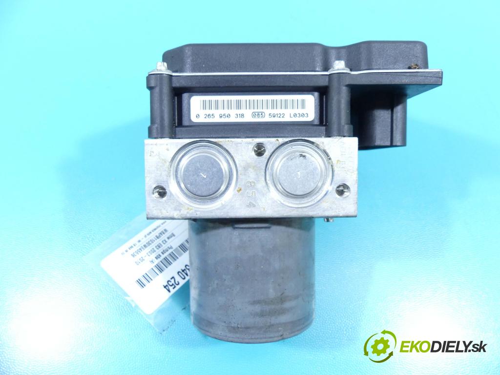 Bmw X3 E83 2003-2010 2.0d (M47): 150 HP manual 110 kW 1995 cm3 5- čerpadlo abs 0265950318 (Pumpy ABS)