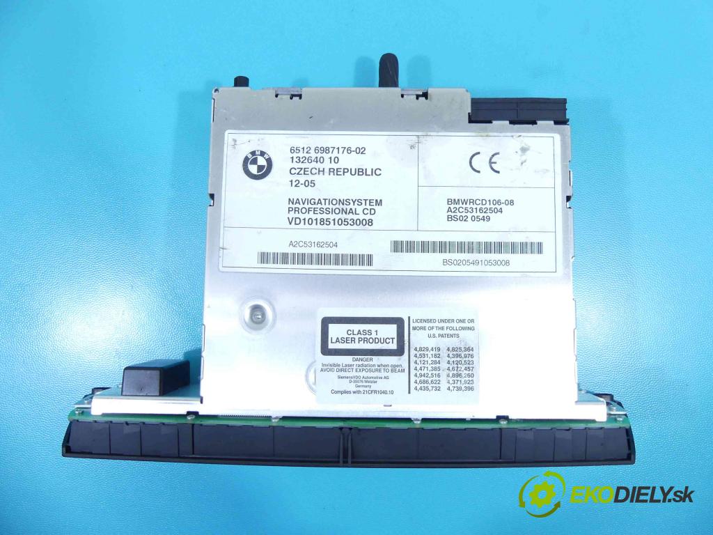 Bmw X3 E83 2003-2010 2.0d (M47): 150 HP manual 110 kW 1995 cm3 5- Radio originál 6987176-02
