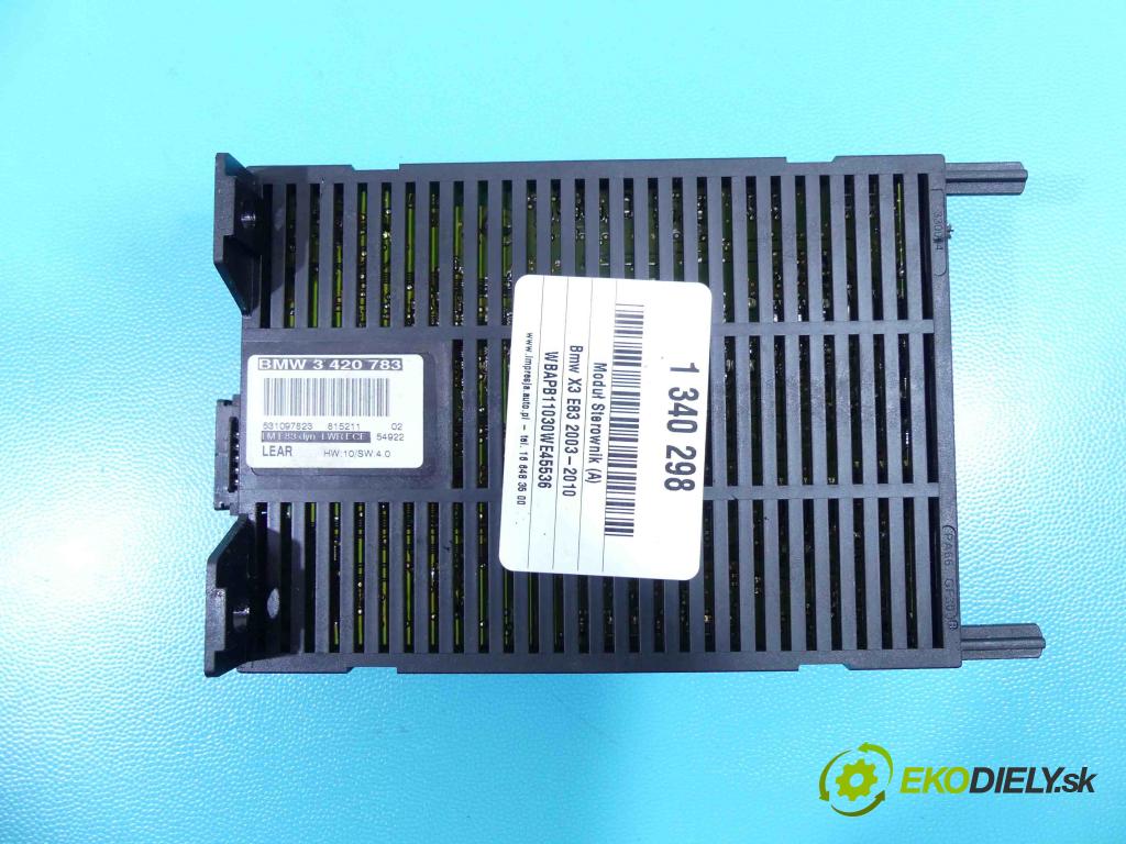 Bmw X3 E83 2003-2010 2.0d (M47): 150 HP manual 110 kW 1995 cm3 5- modul riadiaca jednotka 3420783 (Ostatné)