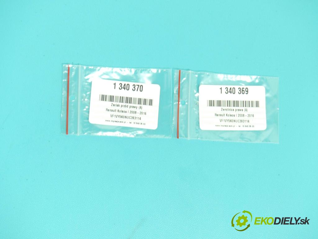 Renault Koleos I 2008-2016 2.0 dci 150 HP manual 110 kW 1995 cm3 5- náboj pravé  (Náboje)