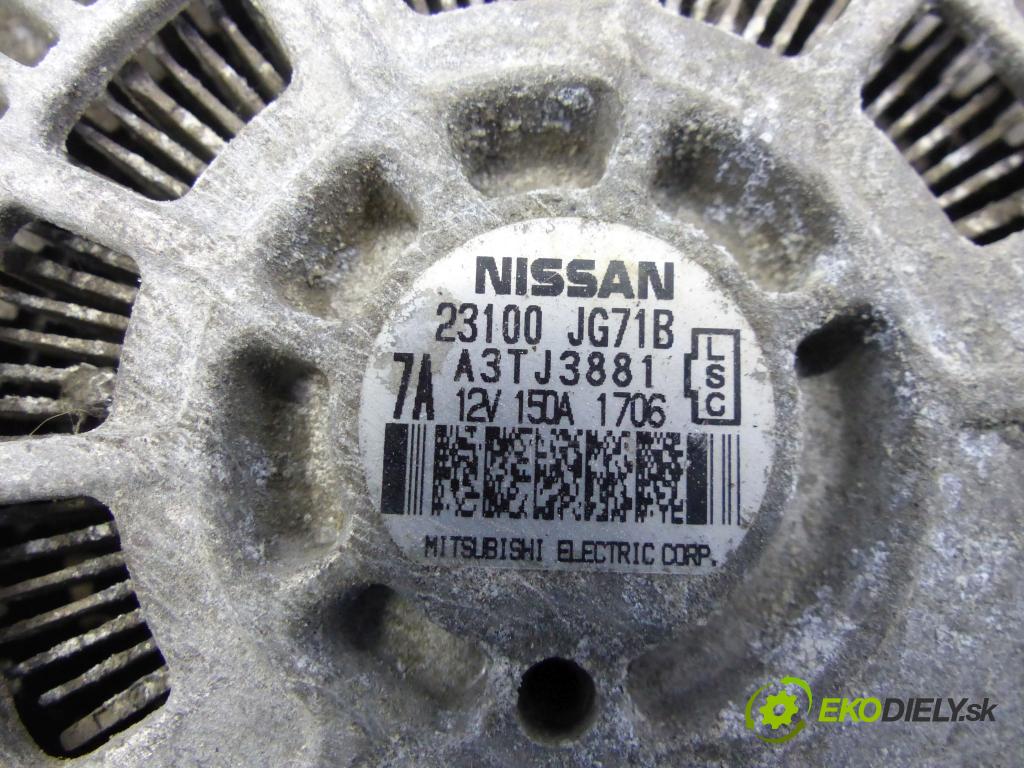 Renault Koleos I 2008-2016 2.0 dci 150 hp manual 110 kW 1995 cm3 5- Alternator 23100JG71B (Alternátory)