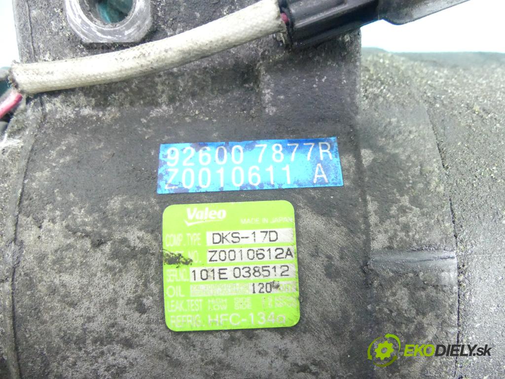 Renault Koleos I 2008-2016 2.0 dci 150 HP manual 110 kW 1995 cm3 5- čerpadlo klimatizácie 101E038512