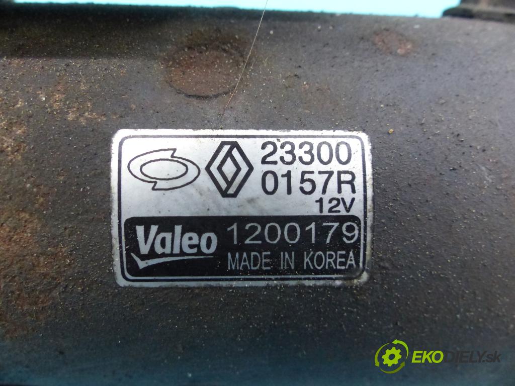 Renault Koleos I 2008-2016 2.0 dci 150 HP manual 110 kW 1995 cm3 5- štartér 233000157R (Štartéry)