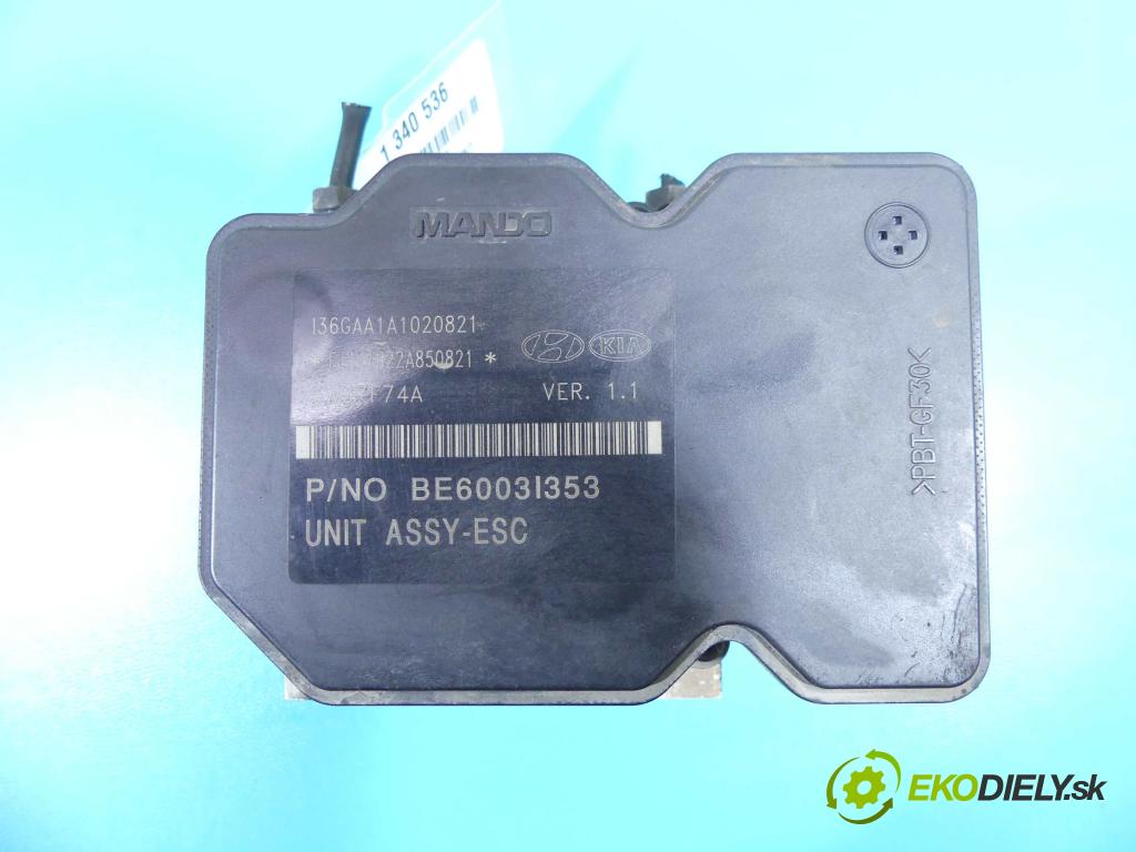 Kia Sportage III 2010-2015 2.0 crdi 136 HP automatic 100 kW 1995 cm3 5- čerpadlo abs 63210636441 (Pumpa ABS)