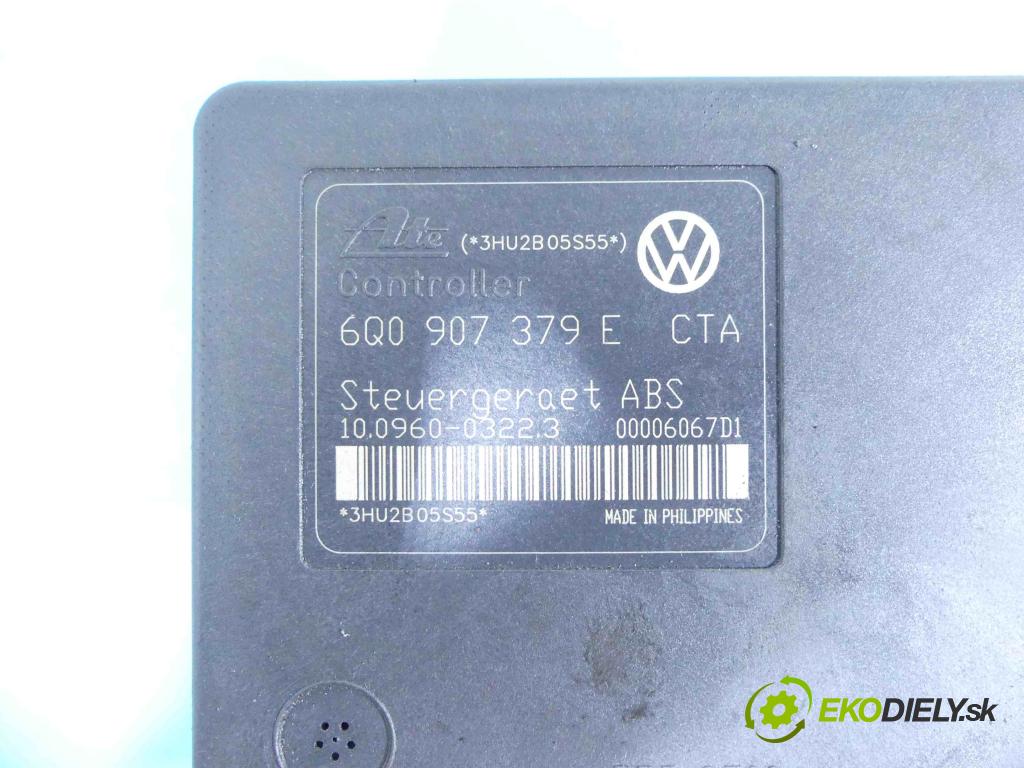 Vw Polo IV 9N 2001-2009 1.4 16V 75 HP manual 55 kW 1390 cm3 5- čerpadlo abs 6Q0614117C (Pumpy ABS)