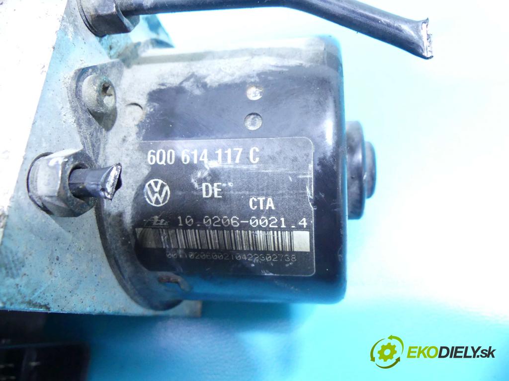 Vw Polo IV 9N 2001-2009 1.4 16V 75 HP manual 55 kW 1390 cm3 5- čerpadlo abs 6Q0614117C (Pumpy ABS)