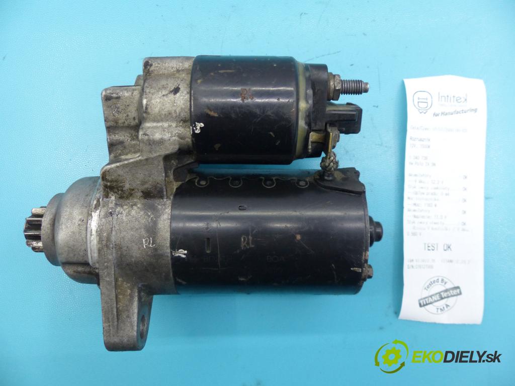 Vw Polo IV 9N 2001-2009 1.4 16V 75 HP manual 55 kW 1390 cm3 5- štartér 0001121016 (Štartéry)