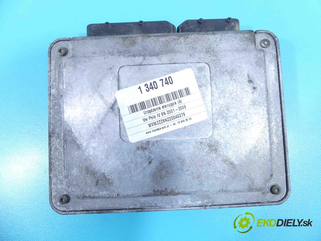 Vw Polo IV 9N 2001-2009 1.4 16V 75 HP manual 55 kW 1390 cm3 5- riadiaca jednotka motora 036906034DD