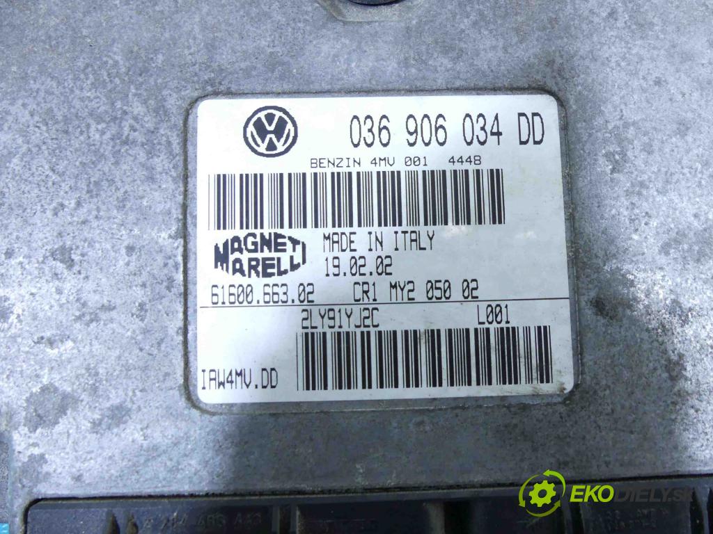Vw Polo IV 9N 2001-2009 1.4 16V 75 HP manual 55 kW 1390 cm3 5- riadiaca jednotka motora 036906034DD