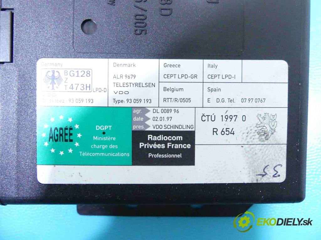 Audi A6 C5 1997-2004 1.9 tdi 110 HP manual 81 kW 1896 cm3 4- modul riadiaca jednotka 93059193 (Ostatné)